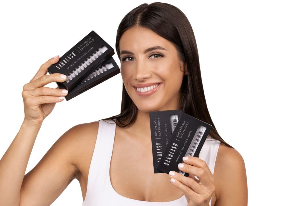 Cílios postiços DIY Pré-coladas nanolash