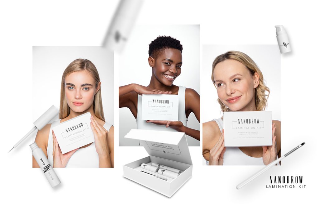 kit nanobrow - Como laminar as sobrancelhas em casa
